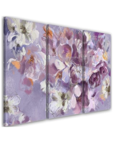 Canvas print 3-part - Iris flower | FEEBY