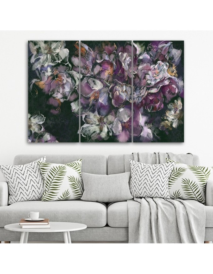 Irys kwiat - Obraz do salonu canvas | FEEBY