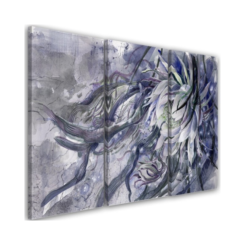 Living room Canvas painting - Queen of the night flower | FEEBY