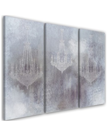 Chandeliers - Picture on Canvas for the bedroom | FEEBY