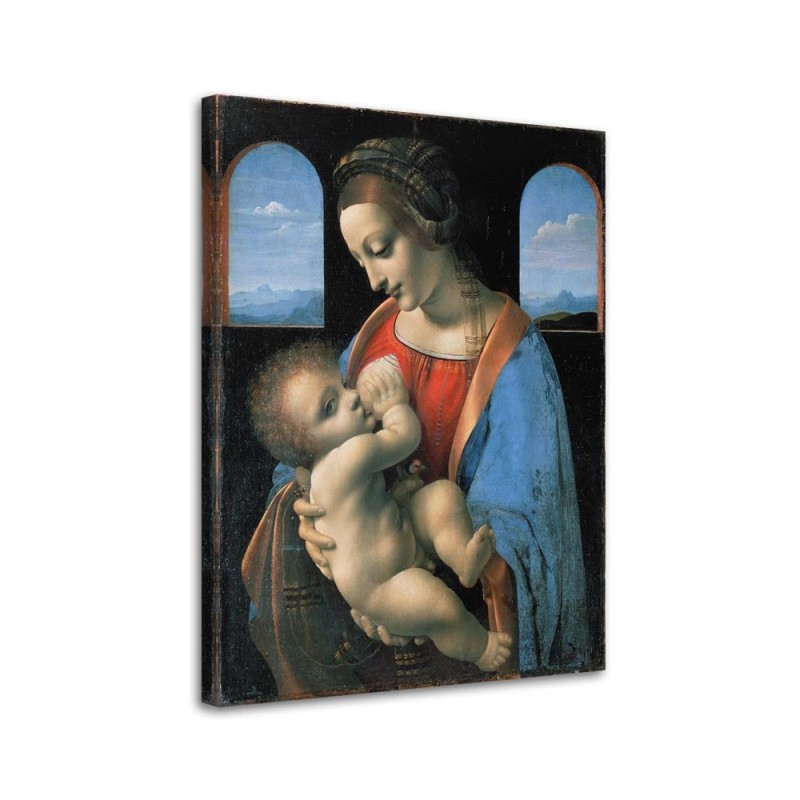 Leinwandbild - Madonna Litta - Da Vinci Reproduktion | Feeby