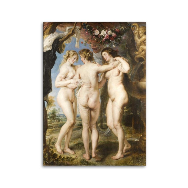 Leinwandbild - Drei Grazien - P. P. Rubens Reproduktion | Feeby