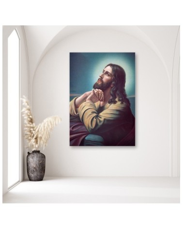 Bild auf Leinwand - Jesus betet | Feeby