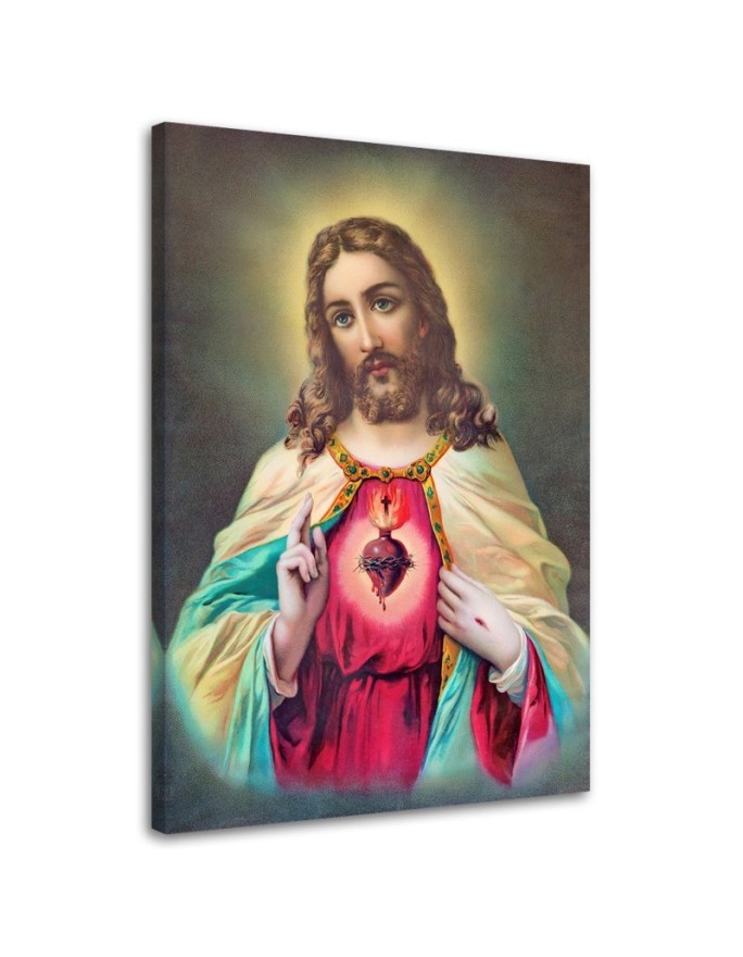 Leinwandbild modern - Herz von Jesus Christus | Feeby
