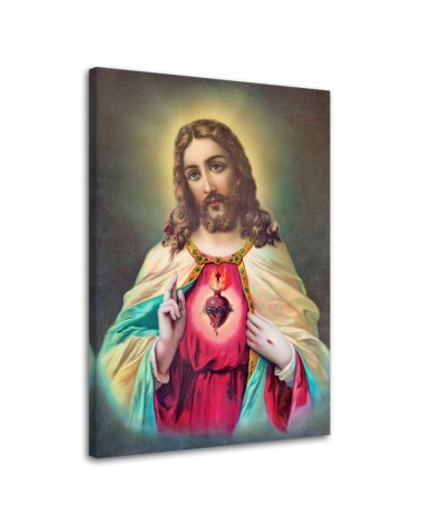 Leinwandbild modern - Herz von Jesus Christus | Feeby