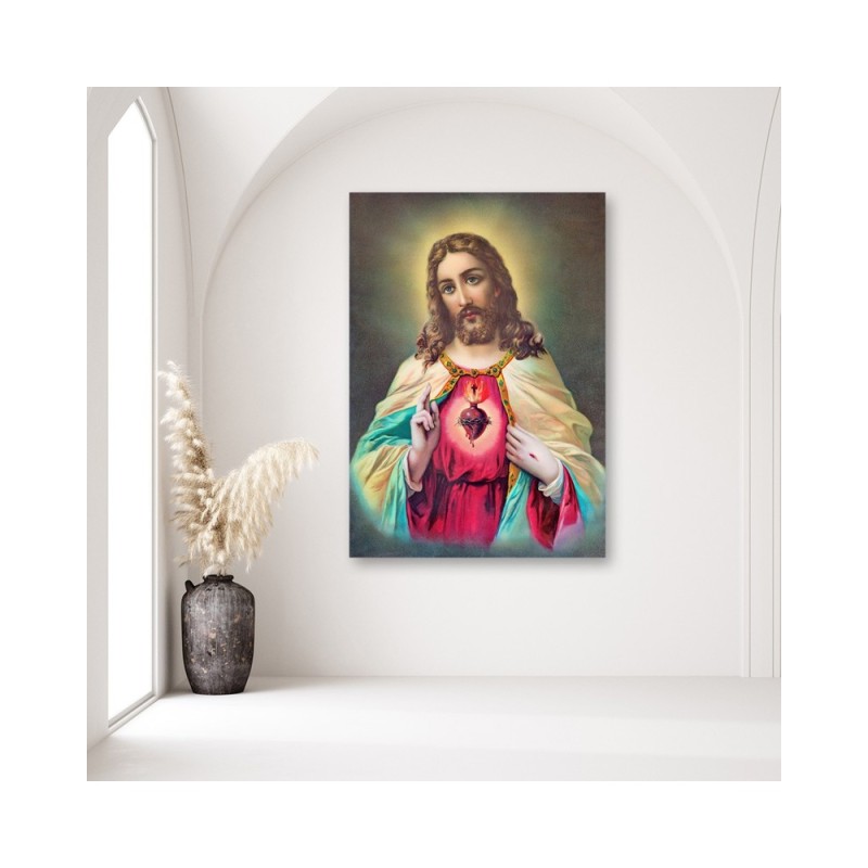 Leinwandbild modern - Herz von Jesus Christus | Feeby