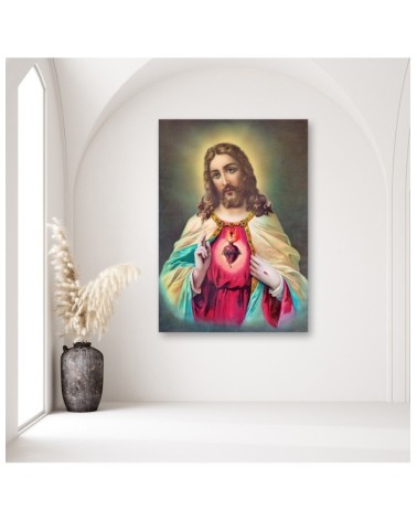 Leinwandbild modern - Herz von Jesus Christus | Feeby