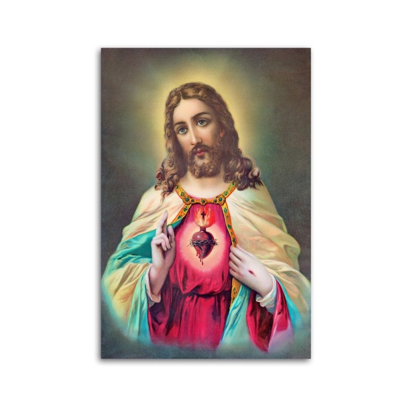 Leinwandbild modern - Herz von Jesus Christus | Feeby