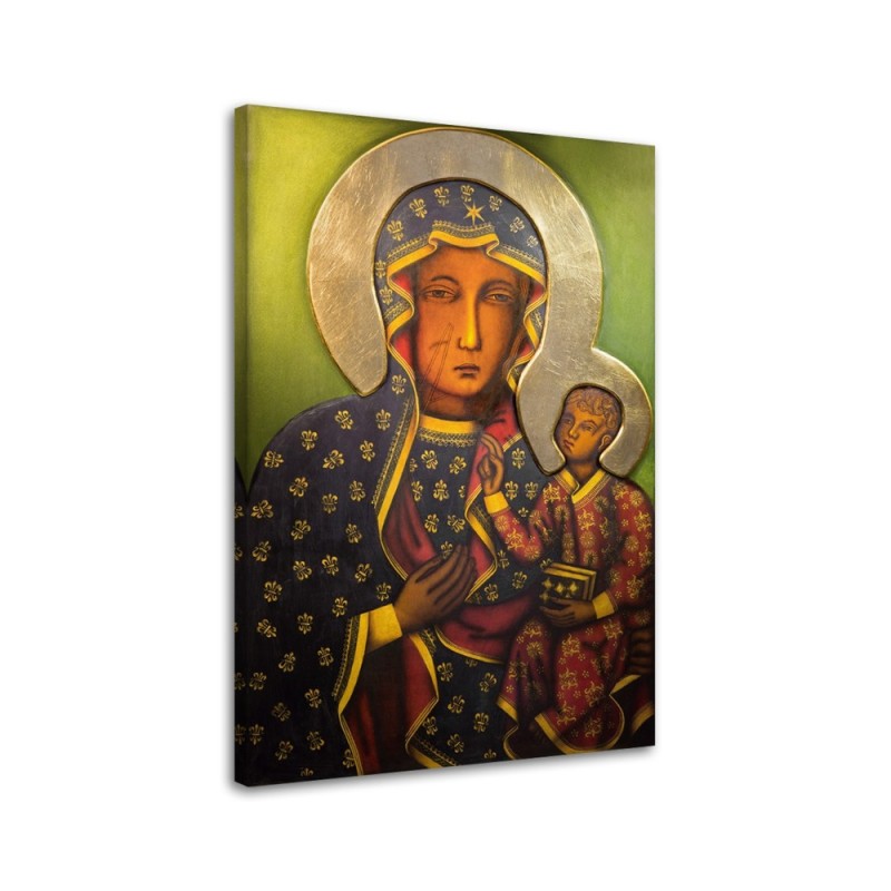 Bild auf Leinwand - Mutter Gottes von Tschenstochau | Feeby
