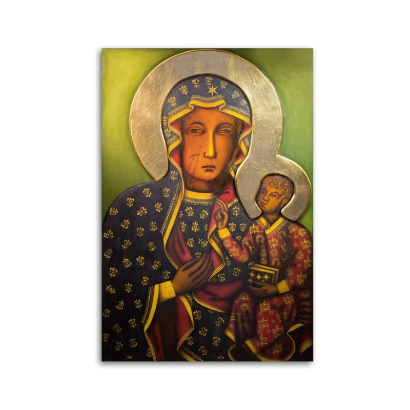 Bild auf Leinwand - Mutter Gottes von Tschenstochau | Feeby