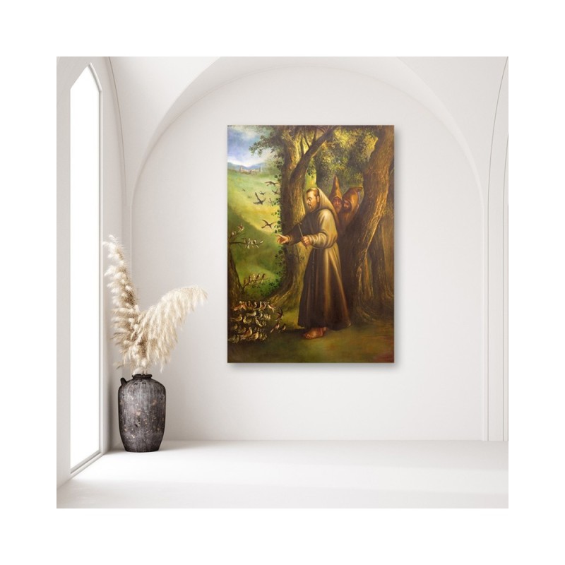 Leinwandbild - Der heilige Franz von Assisi | Feeby