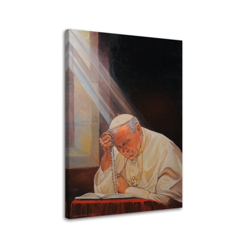 Wandbild für Wohnzimmer - Papst Johannes Paul II. | Feeby