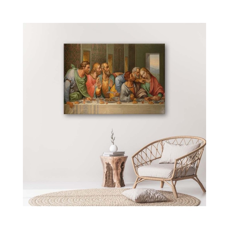 Leinwandbild - Das letzte Abendmahl Leonardo da Vinci | Feeby