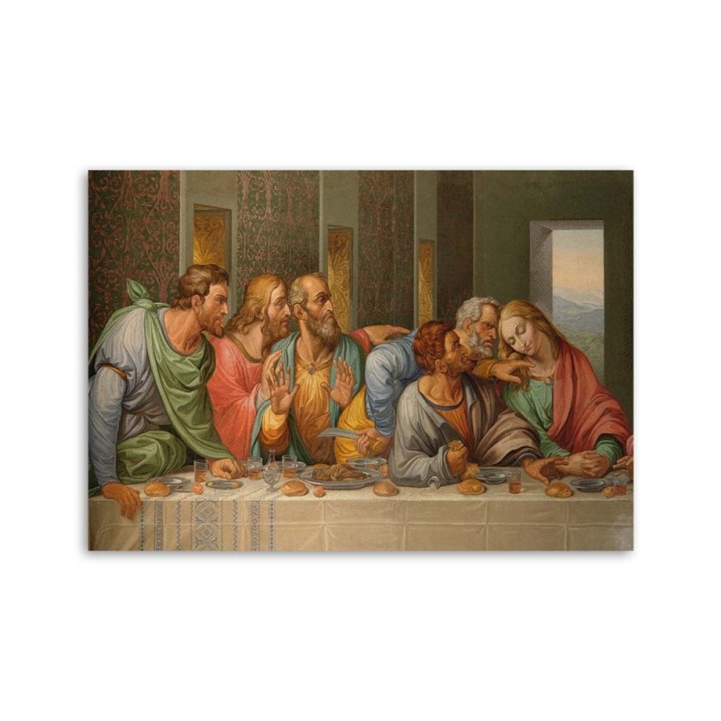 Leinwandbild - Das letzte Abendmahl Leonardo da Vinci | Feeby
