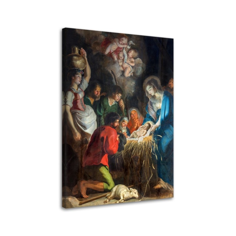 Leinwandbild - Weihnachtskirche St. Paul in Antwerpen | Feeby