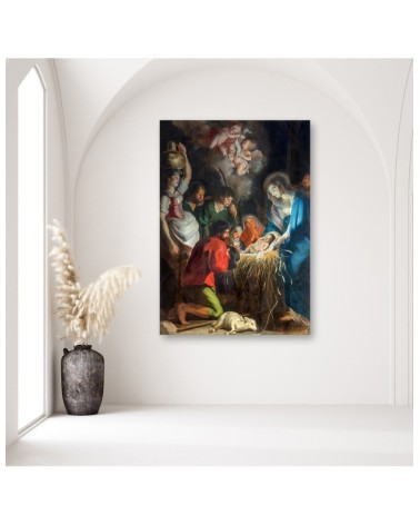 Leinwandbild - Weihnachtskirche St. Paul in Antwerpen | Feeby