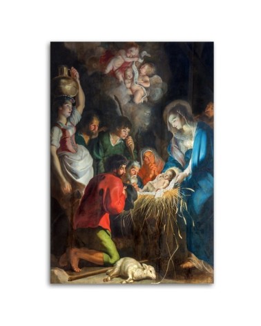 Leinwandbild - Weihnachtskirche St. Paul in Antwerpen | Feeby