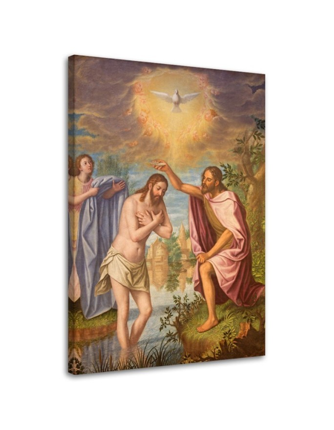 Modernes Wandbild - Taufe von Christus im Jordan Granada | Feeby