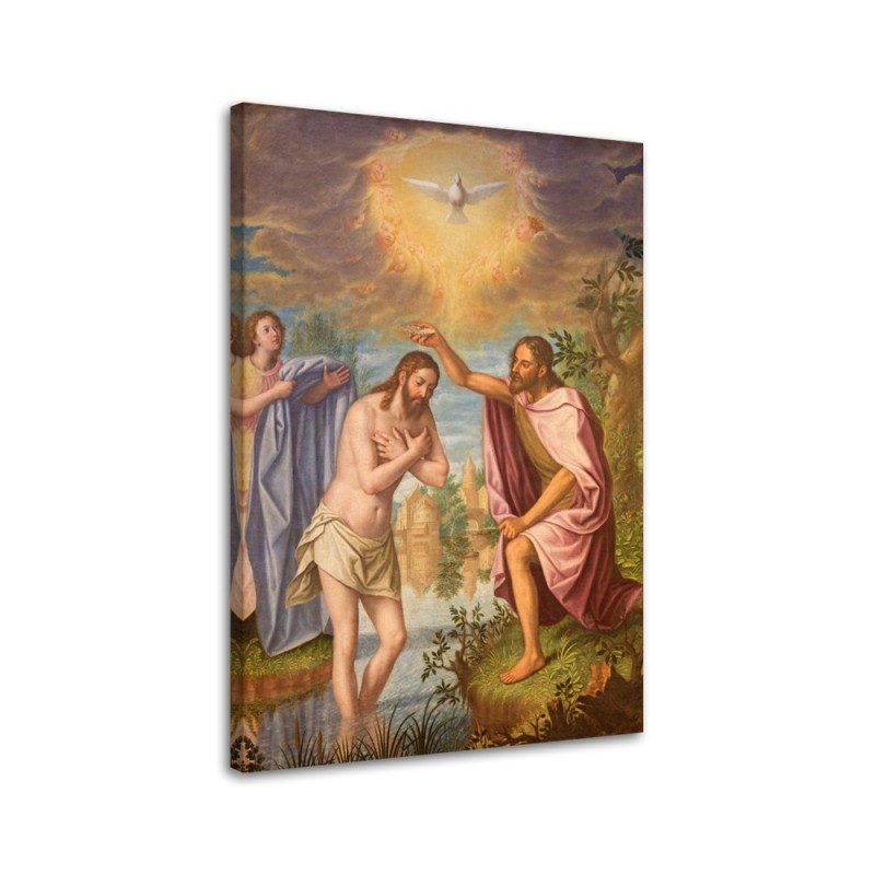 Modernes Wandbild - Taufe von Christus im Jordan Granada | Feeby