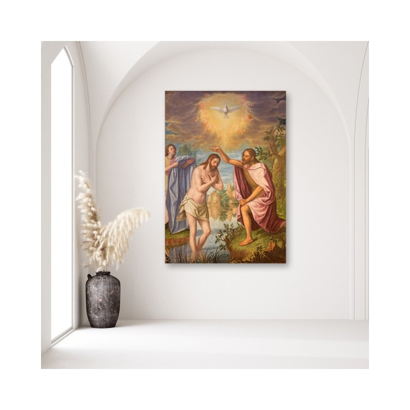 Modernes Wandbild - Taufe von Christus im Jordan Granada | Feeby