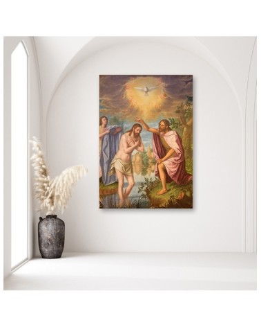 Modernes Wandbild - Taufe von Christus im Jordan Granada | Feeby
