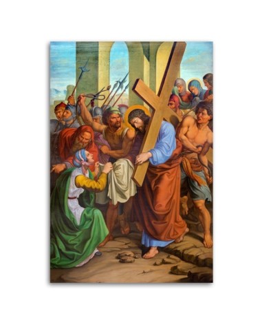 Bild - Jesus und die heilige Veronika Kreuzweg Wien | Feeby