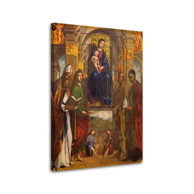 Leinwandbild modern - Madonna und Heilige Bologna | Feeby