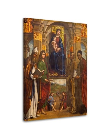 Reproduction Canvas prints - Madonna and the Saints of Bologna | FEEBY