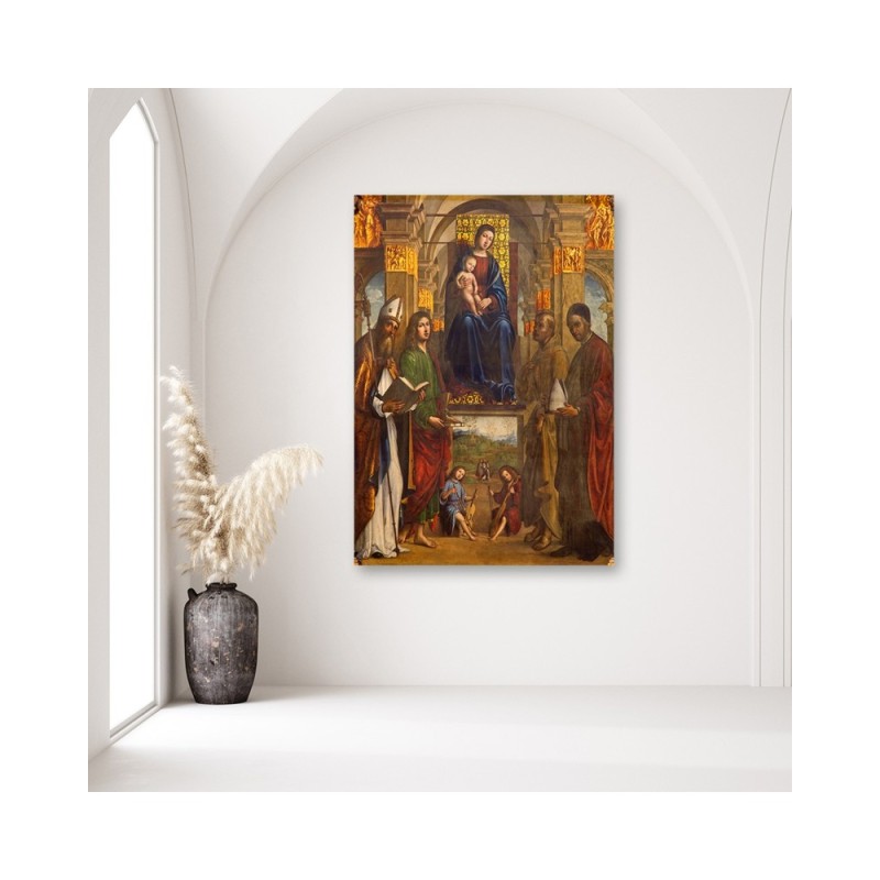 Leinwandbild modern - Madonna und Heilige Bologna | Feeby