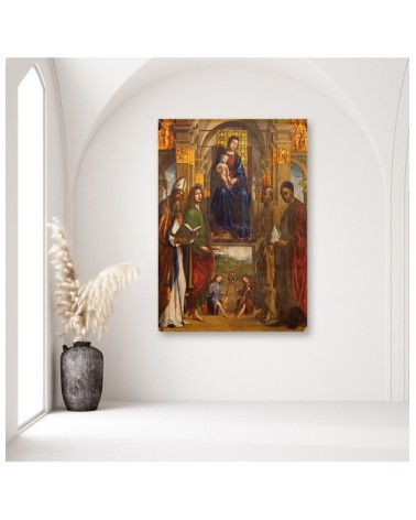 Leinwandbild modern - Madonna und Heilige Bologna | Feeby