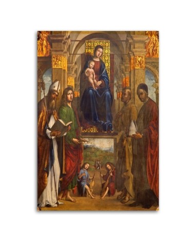 Leinwandbild modern - Madonna und Heilige Bologna | Feeby
