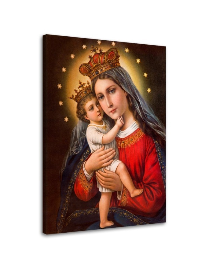 Leinwandbild - Madonna mit Kind | Feeby