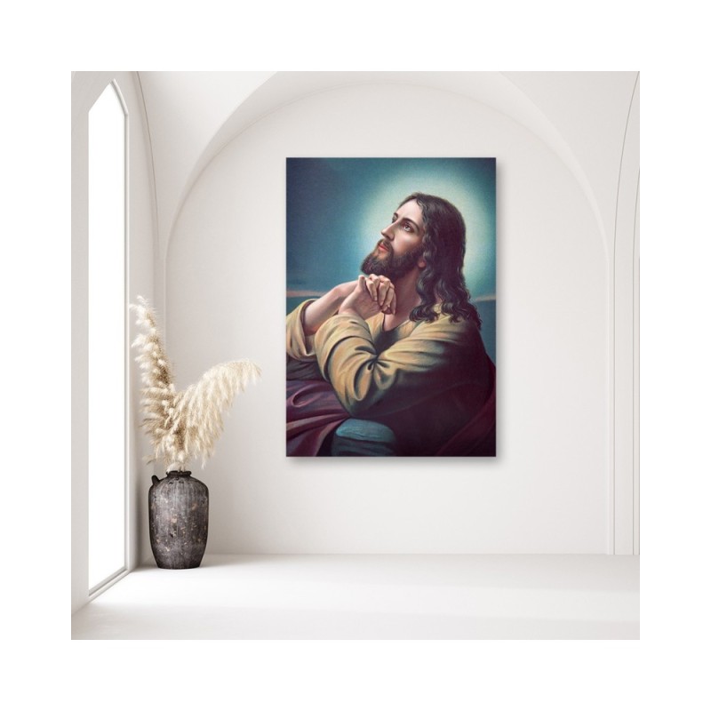 Leinwandbild - Jesus im Garten des Ölbergs | Feeby