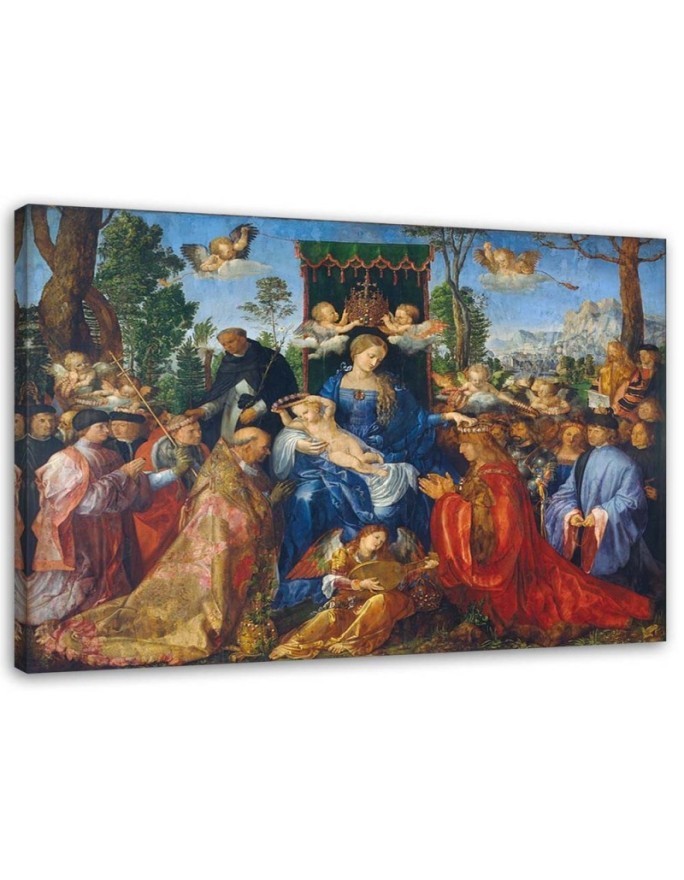 Bild - Fest des Rosenkranzes - A. Dürer Reproduktion | Feeby