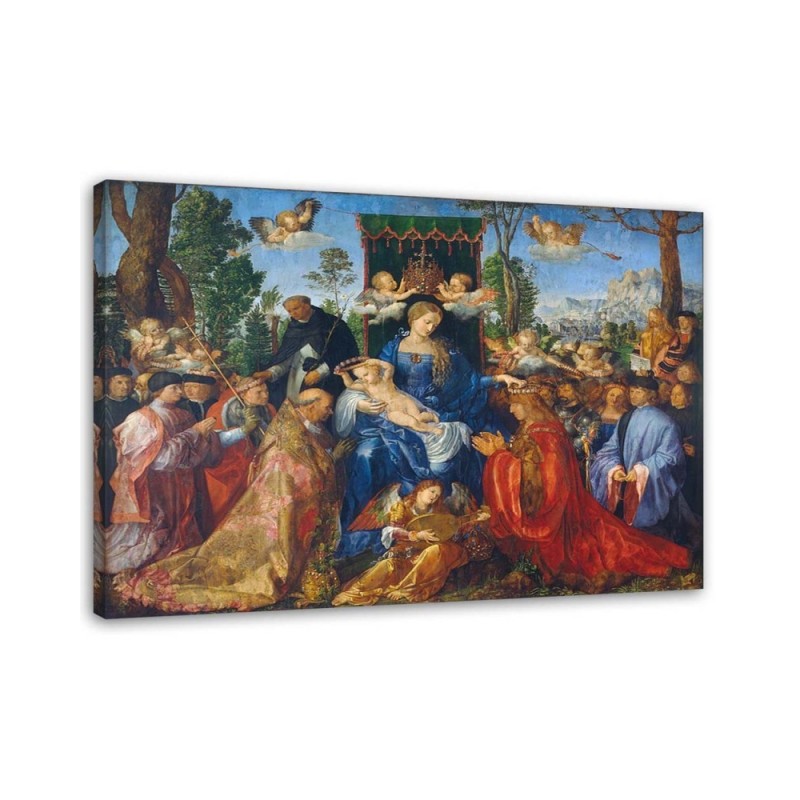 Bild - Fest des Rosenkranzes - A. Dürer Reproduktion | Feeby