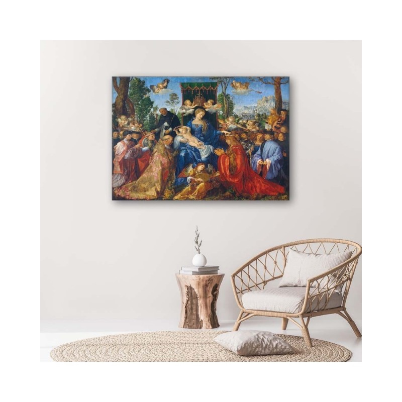 Bild - Fest des Rosenkranzes - A. Dürer Reproduktion | Feeby