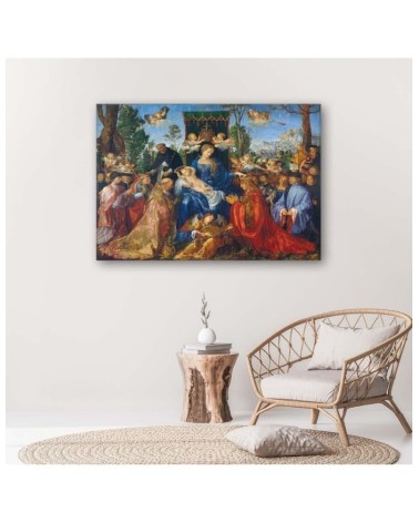 Bild - Fest des Rosenkranzes - A. Dürer Reproduktion | Feeby