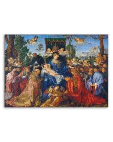 Bild - Fest des Rosenkranzes - A. Dürer Reproduktion | Feeby