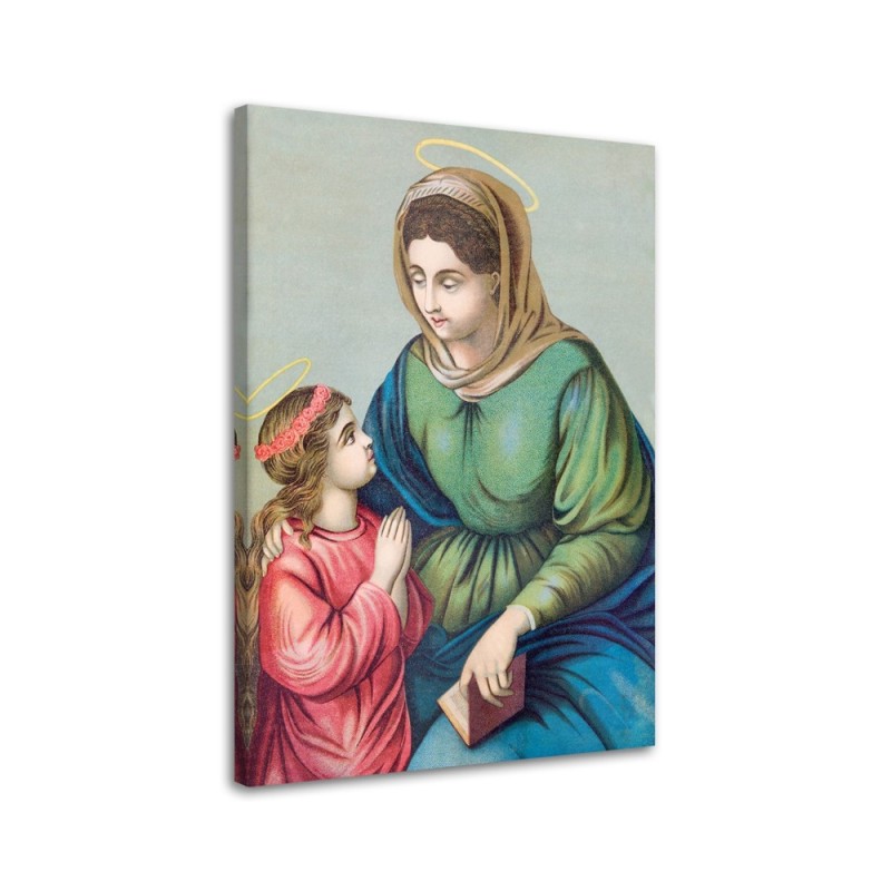 Bild - Die heilige Anna und die Gottesmutter im Kindesalter | Feeby