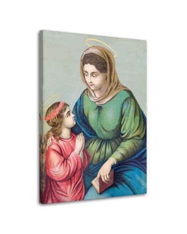 St Anne and the little Virgin Mary - Reproductions of paintings | FEEBY