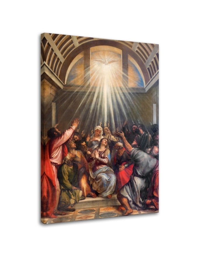 Leinwandbild - Pfingsten Tizian Venedig | Feeby