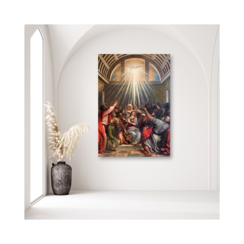 Leinwandbild - Pfingsten Tizian Venedig | Feeby