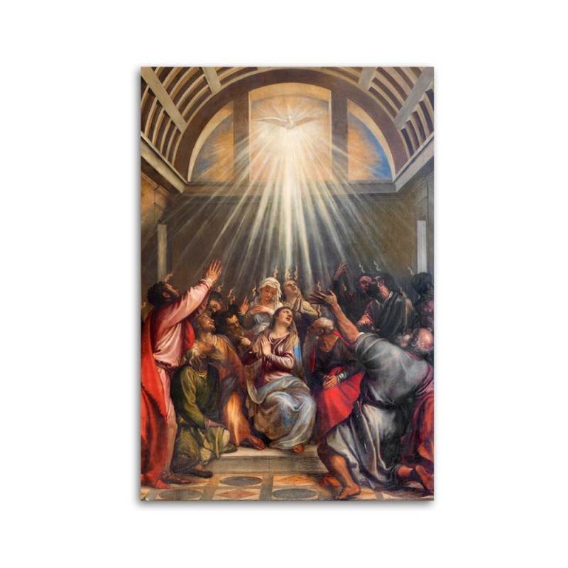 Leinwandbild - Pfingsten Tizian Venedig | Feeby