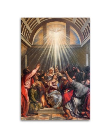 Leinwandbild - Pfingsten Tizian Venedig | Feeby