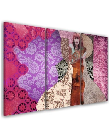 Woman on an ornamental background - Reproductions of artists | FEEBY