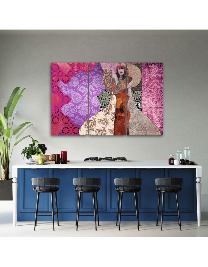 Klimt Kobieta na ozdobnym tle - Reprodukcje artystów | FEEBY