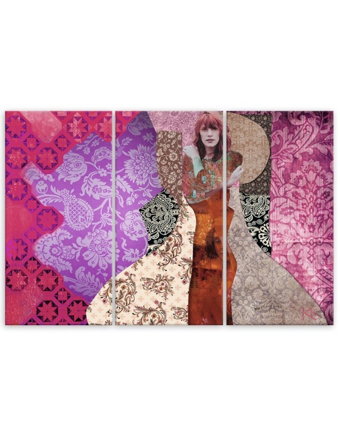 Klimt Kobieta na ozdobnym tle - Reprodukcje artystów | FEEBY