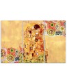 Reprodukcje artystów - Klimt Pocałunek Kobieta Abstrakcja | FEEBY