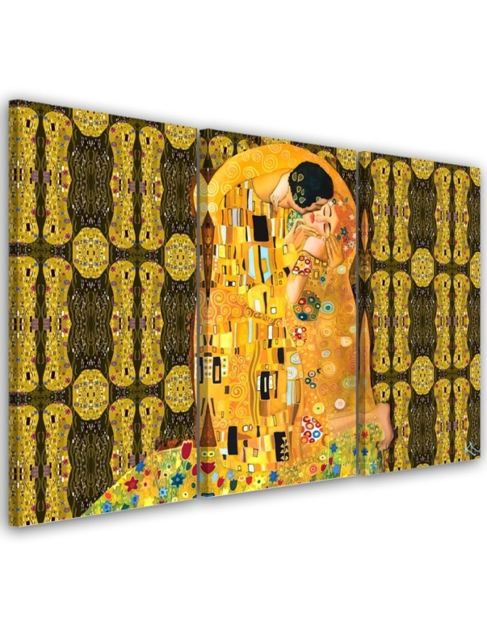 Reprodukcje artystów - Klimt Spełnienie Kobieta Abstrakcja | FEEBY