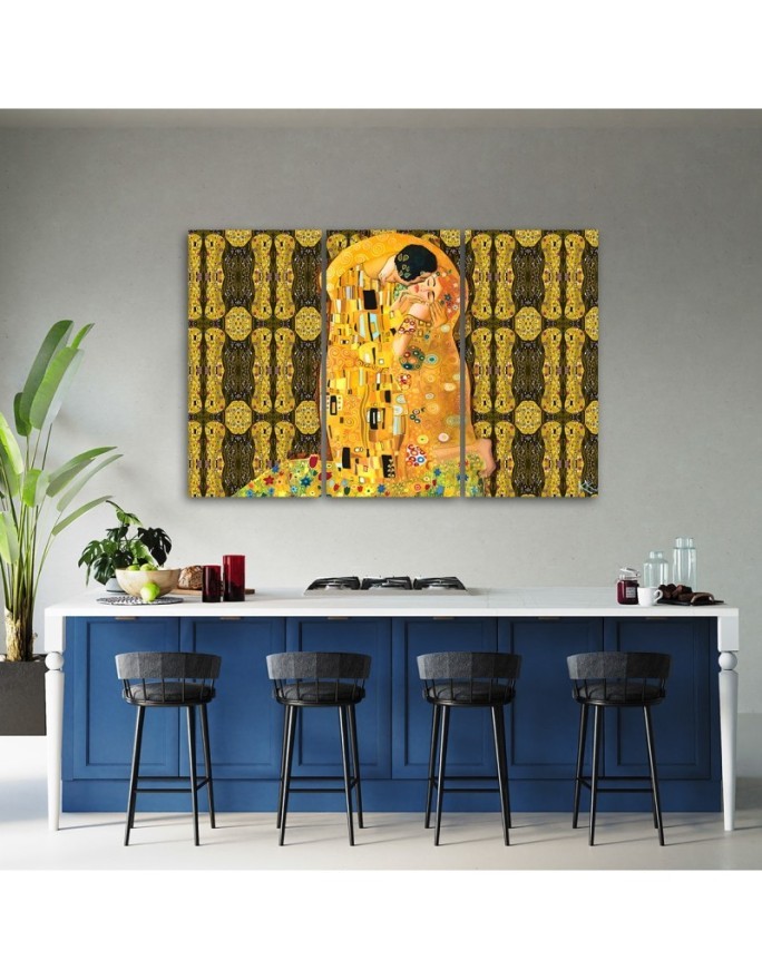 Reprodukcje artystów - Klimt Spełnienie Kobieta Abstrakcja | FEEBY
